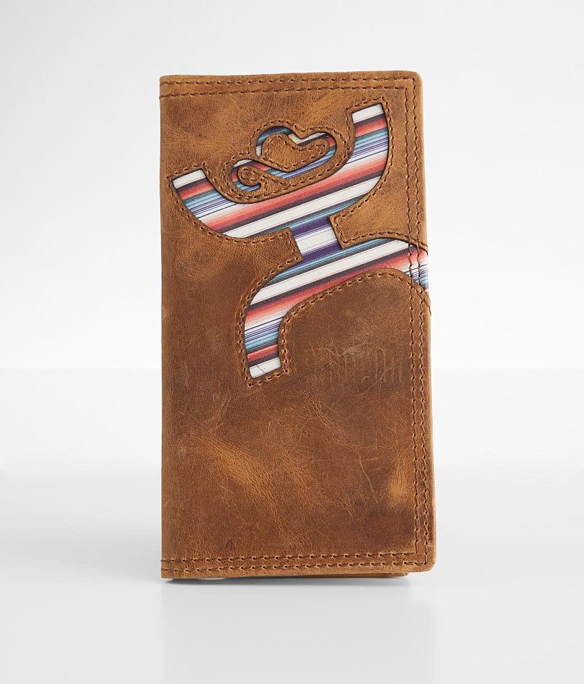 Hooey Rodeo Leather Wallet front view