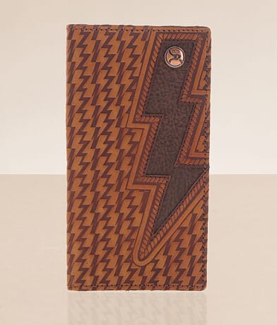 Hooey Zemi Leather Rodeo Wallet front view