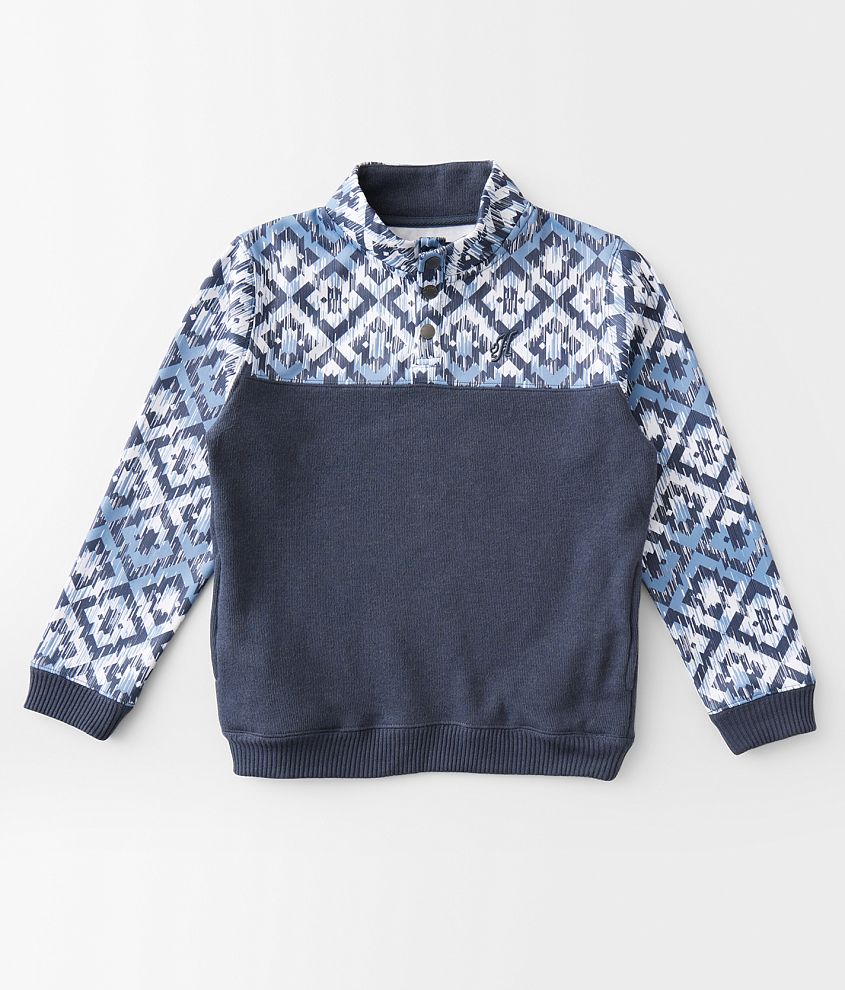 Boys - Hooey Stevie Mock Neck Pullover front view