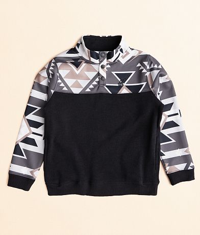 Hooey Boys - Stevie Quarter Snap Pullover front view