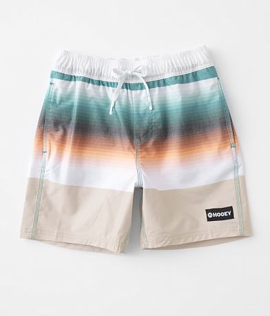 Hooey Boys - Big Wake Stretch Swim Trunks front view