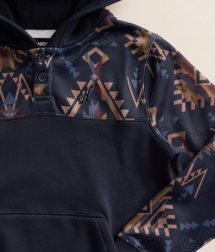 Boys - Jimmy Hooded Henley Sweatshirt