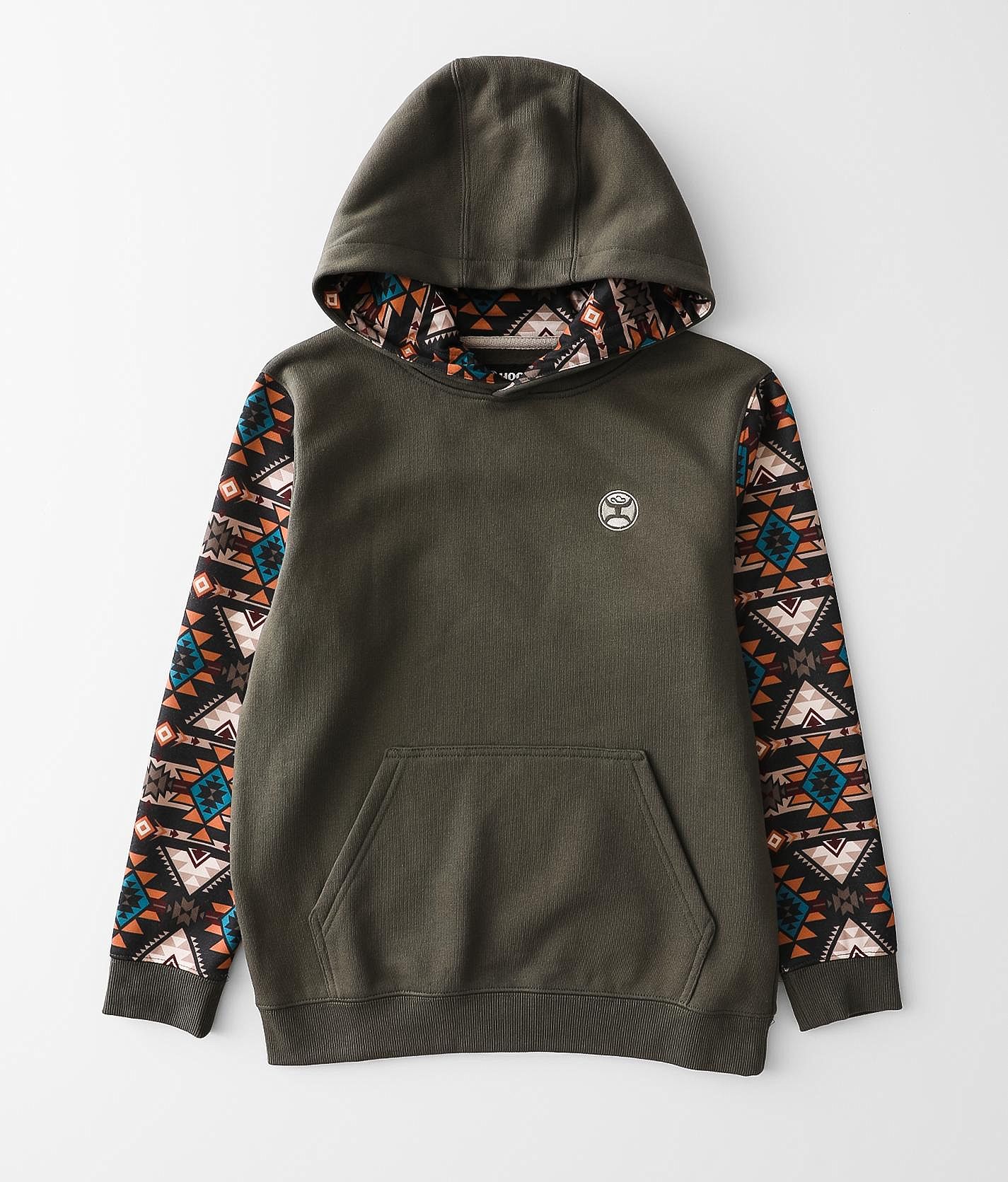 Boys - Hooey Summit Hooded Sweatshirt - Boy's Sweatshirts in Brown | Buckle