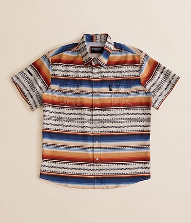 Hooey Boys - Striped Serape Performance Shirt front view