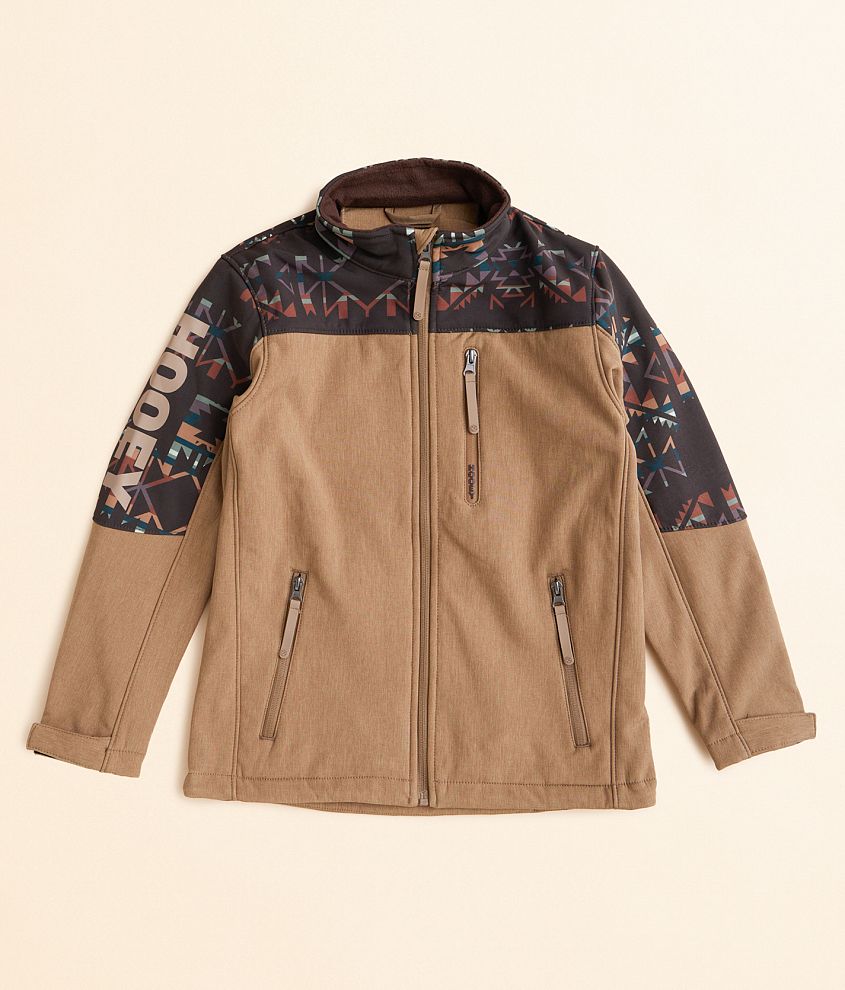 Boys - Hooey Softshell Aztec Jacket front view