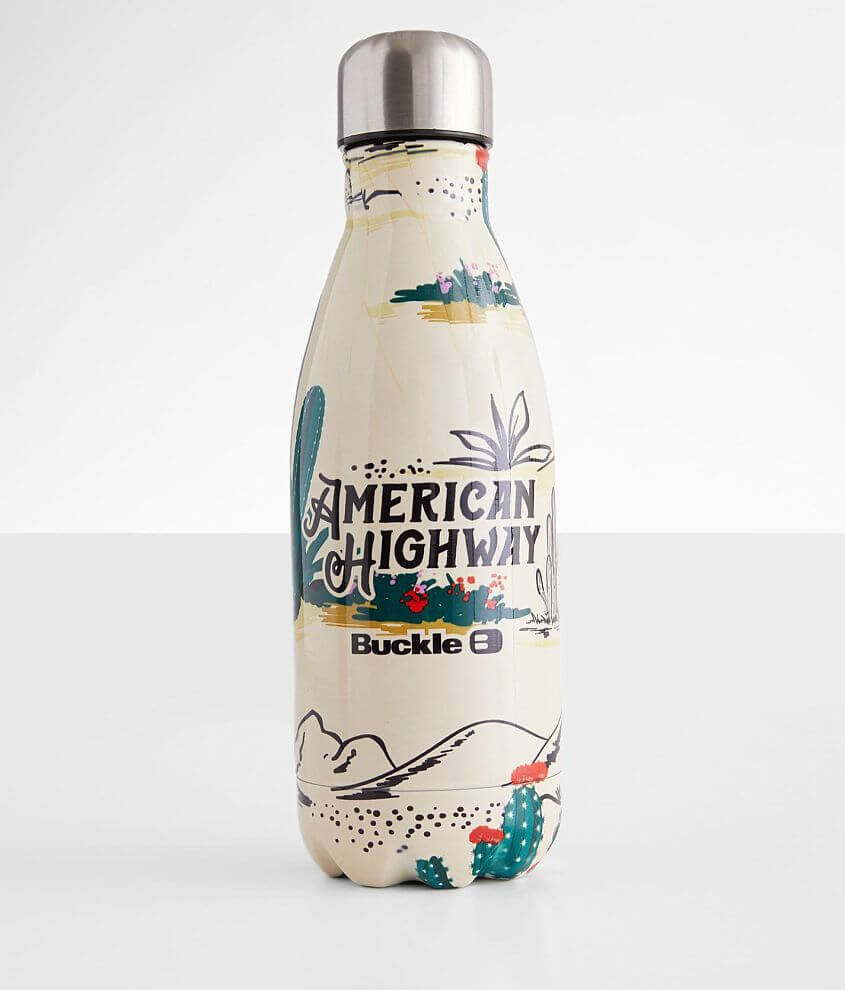 American Highway Spring Brand Event Water Bottle front view