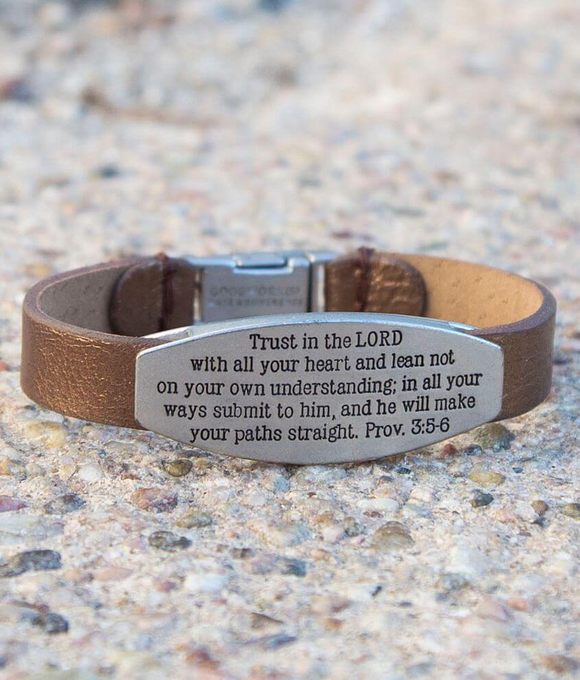 Good Work(s) Proverbs 3&#58;5-6 Bracelet front view