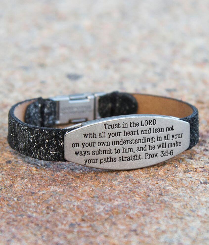 Good Work(s) Proverbs 3&#58;5-6 Bracelet front view
