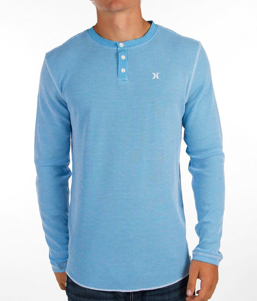 Hurley Straight Line Thermal Henley front view