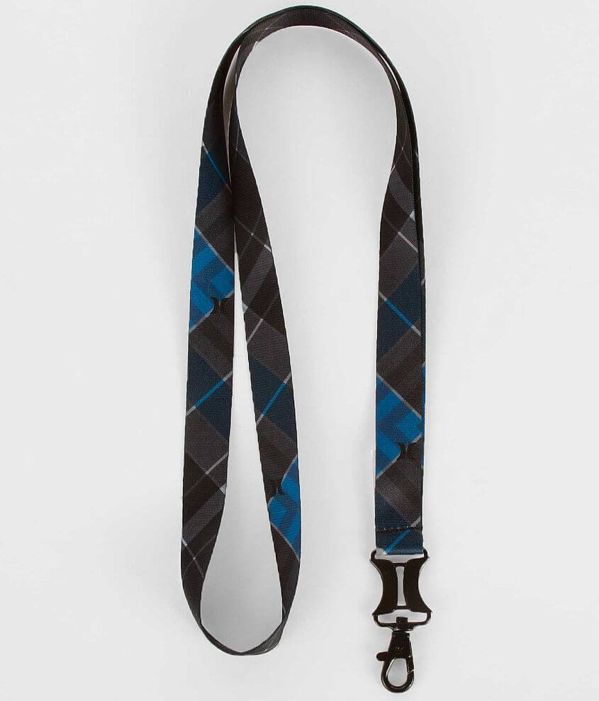 Hurley Plaid Lanyard front view