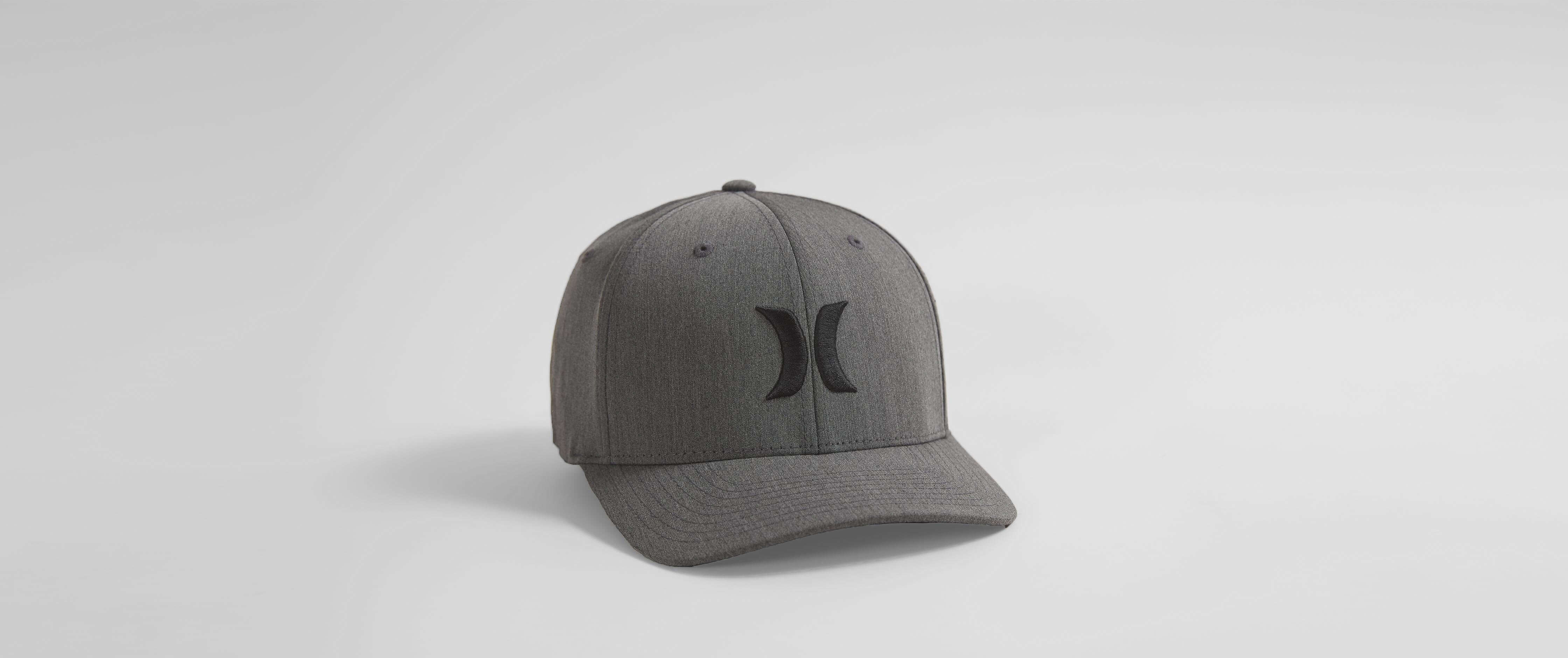 Hurley Black Textures Stretch Hat