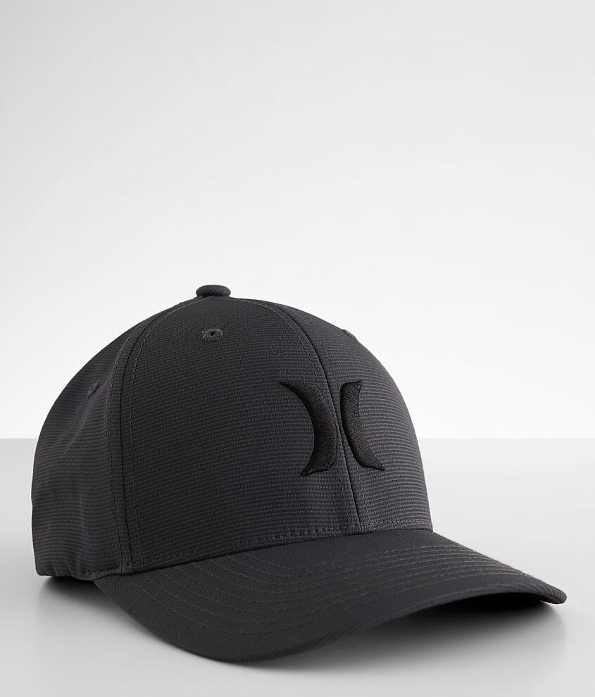 Hurley Black Textures Stretch Hat