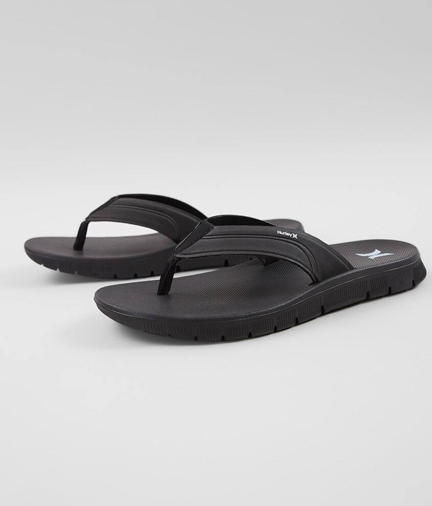 9 Black Hurley Mens Fusion 2.0 Sandals 014 