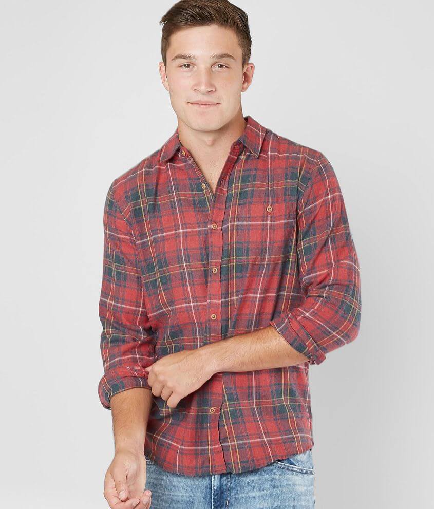 Hurley Kurt Flannel Shirt - Men's Shirts in Gym Red | Buckle
