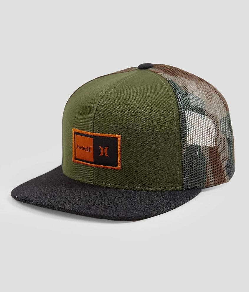 Hurley Natural Trucker Hat front view
