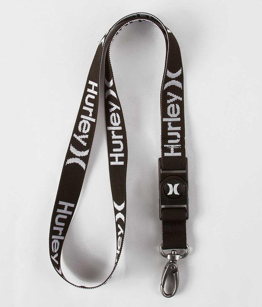 Hurley Logo Lanyard - Men's Clothing in Black | Buckle