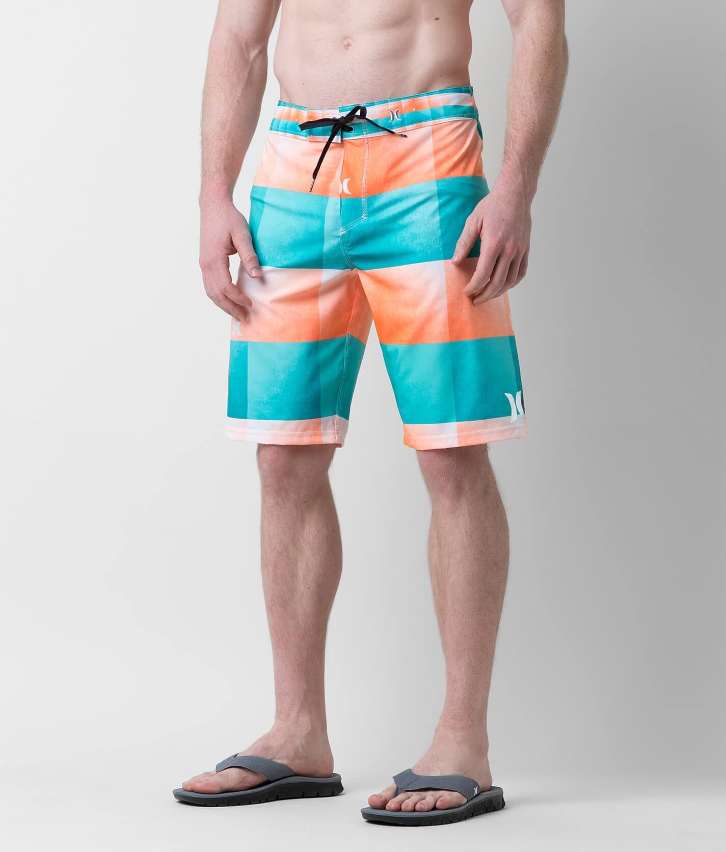 orange hurley boardshorts