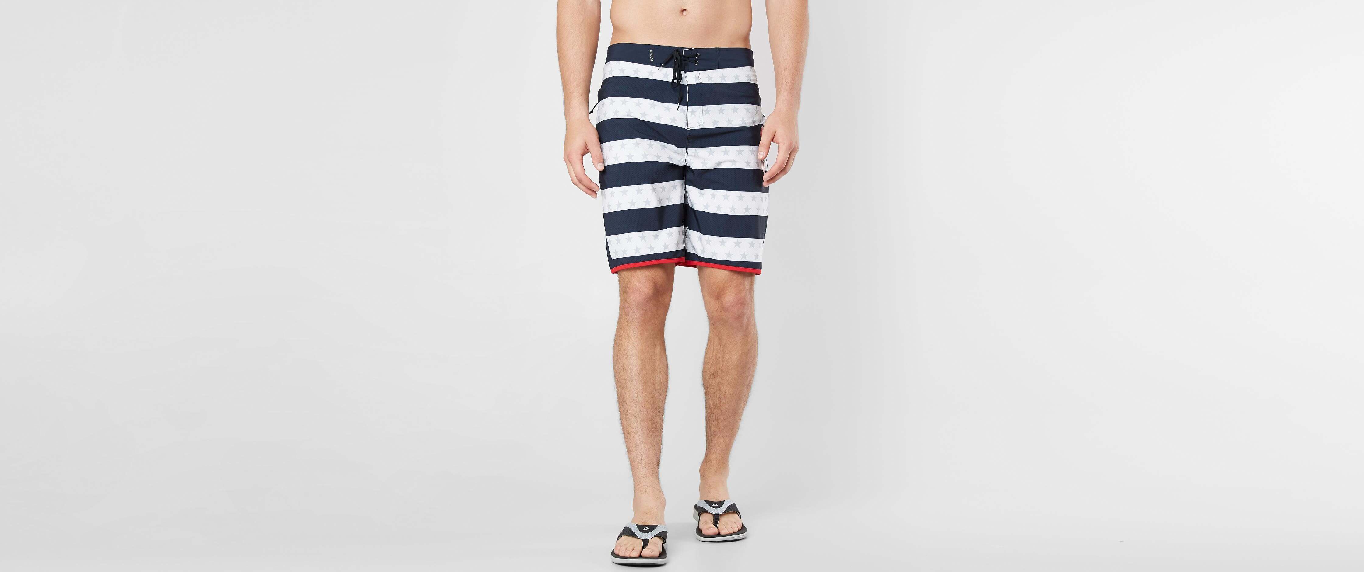 Hurley Phantom USA Stretch Boardshort Men's Swimwear in White