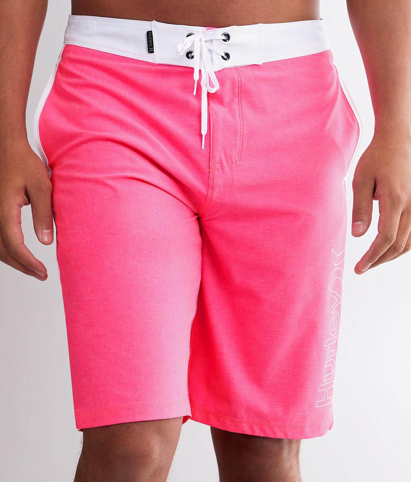 hurley pink board shorts