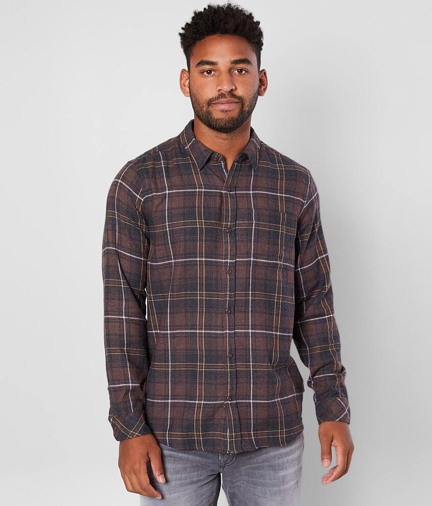 Hurley Vedder Washed Flannel Shirt front view
