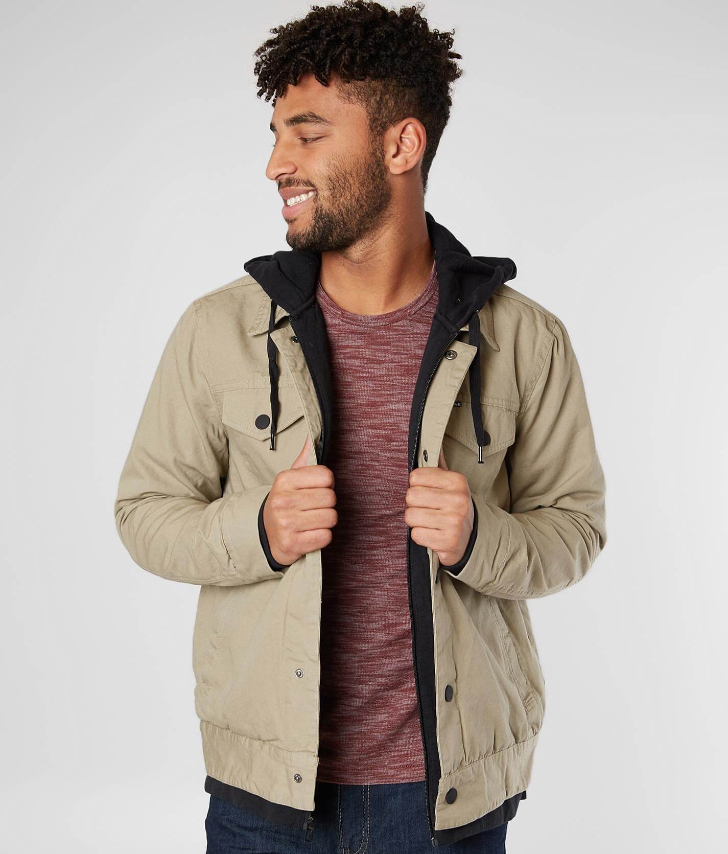 hurley hooded jacket