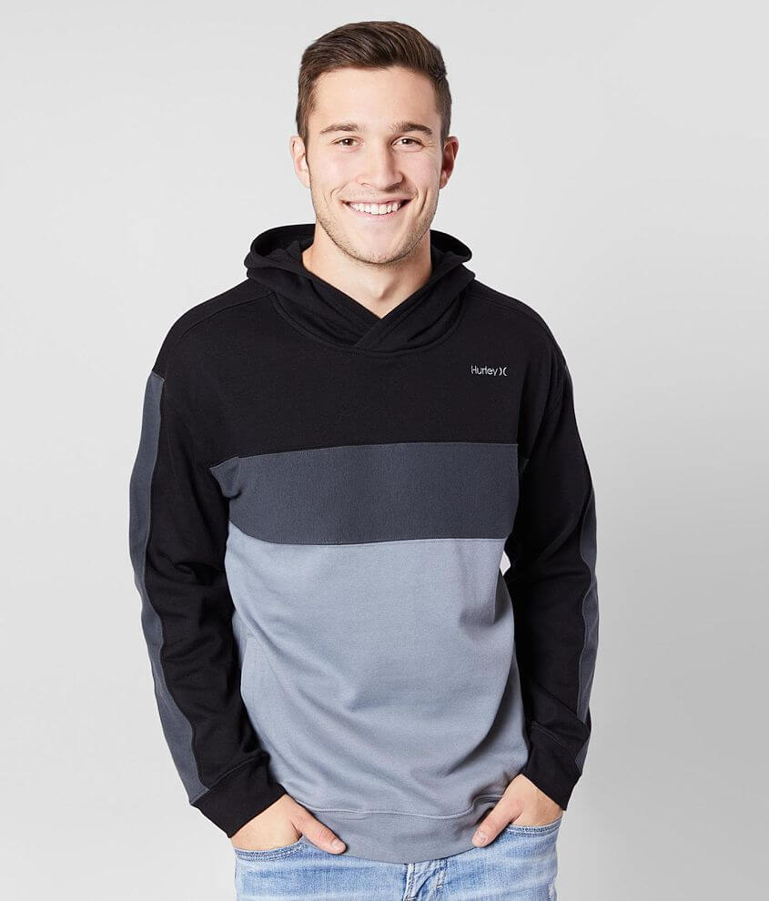 Hurley Blocked Pullover Hooded Sweatshirt