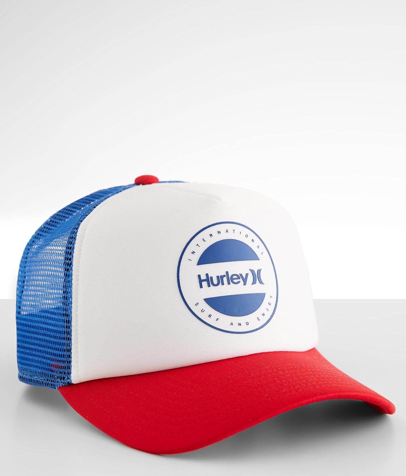 New Hurley Port Trucker Hat White