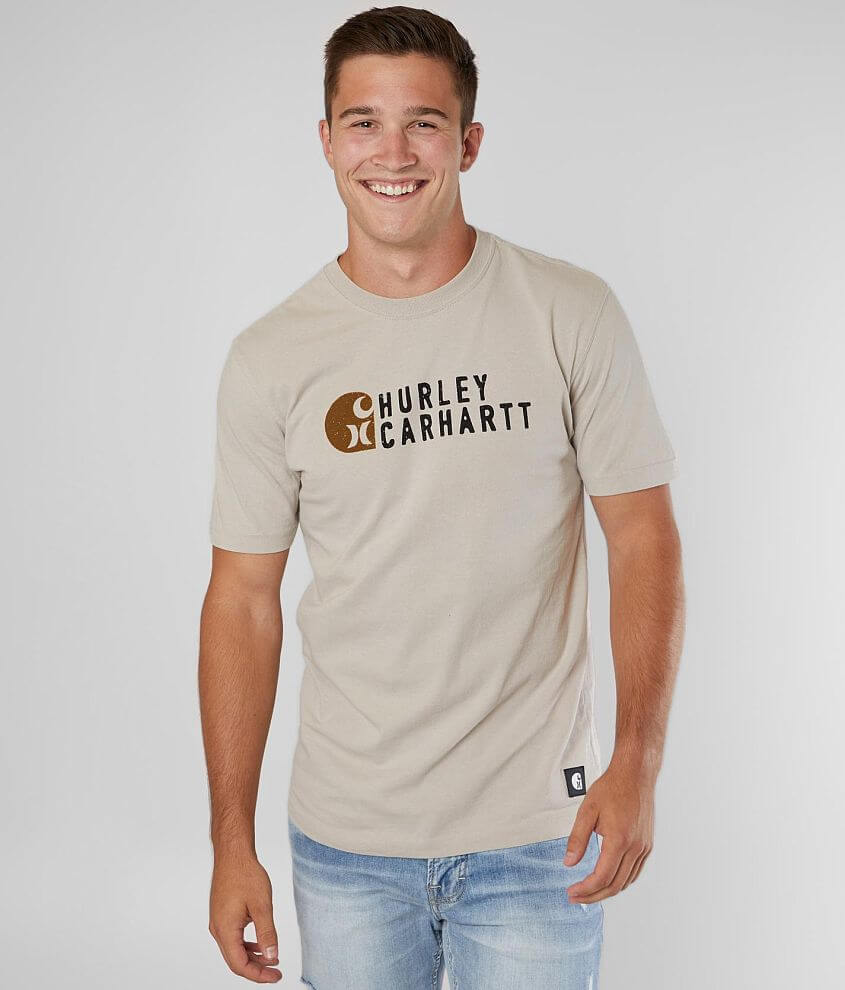 Hurley Hurley x Carhartt Washed T-Shirt - Men's T-Shirts in Lt Orewood ...