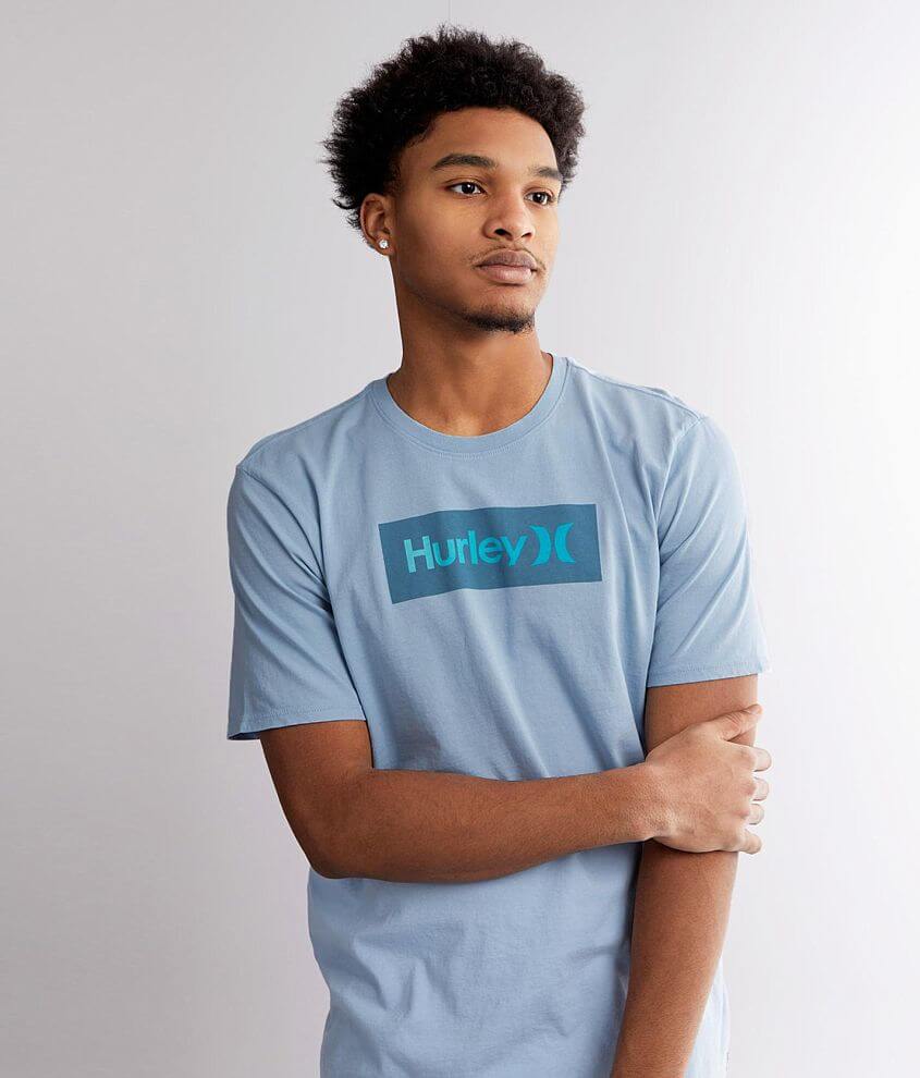 Hurley blue hot sale shirt