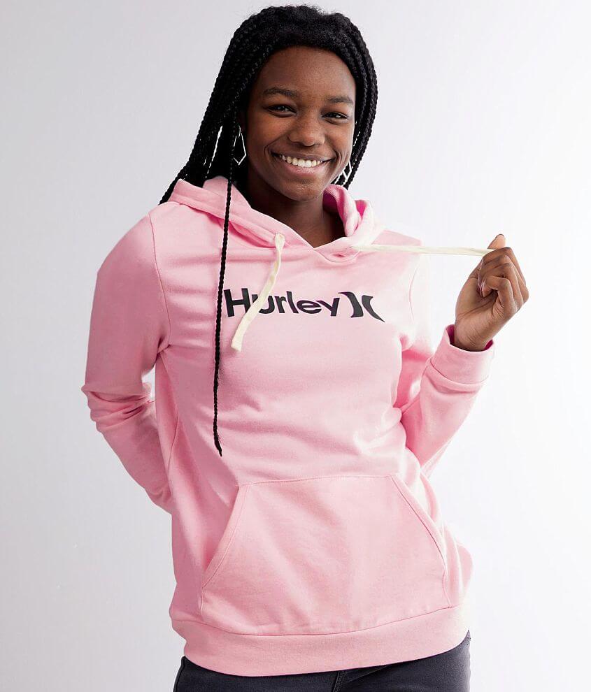 Hurley One & Only Hooded Sweatshirt - Women's Sweatshirts in Pink Foam ...