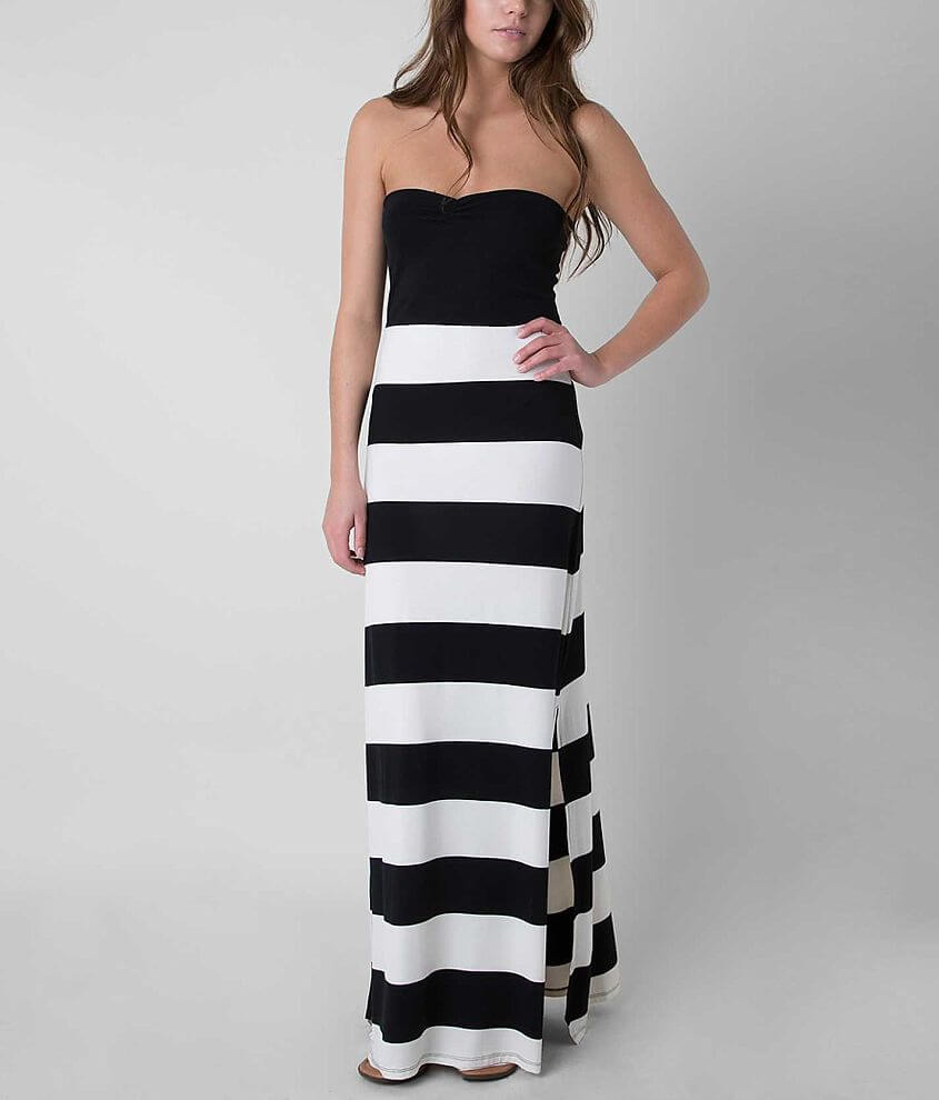 Hurley Tomboy Tube Top Maxi Dress - Women's Dresses in White Bold ...