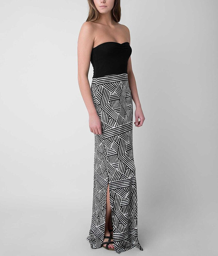 Hurley Tomboy Tube Top Maxi Dress front view