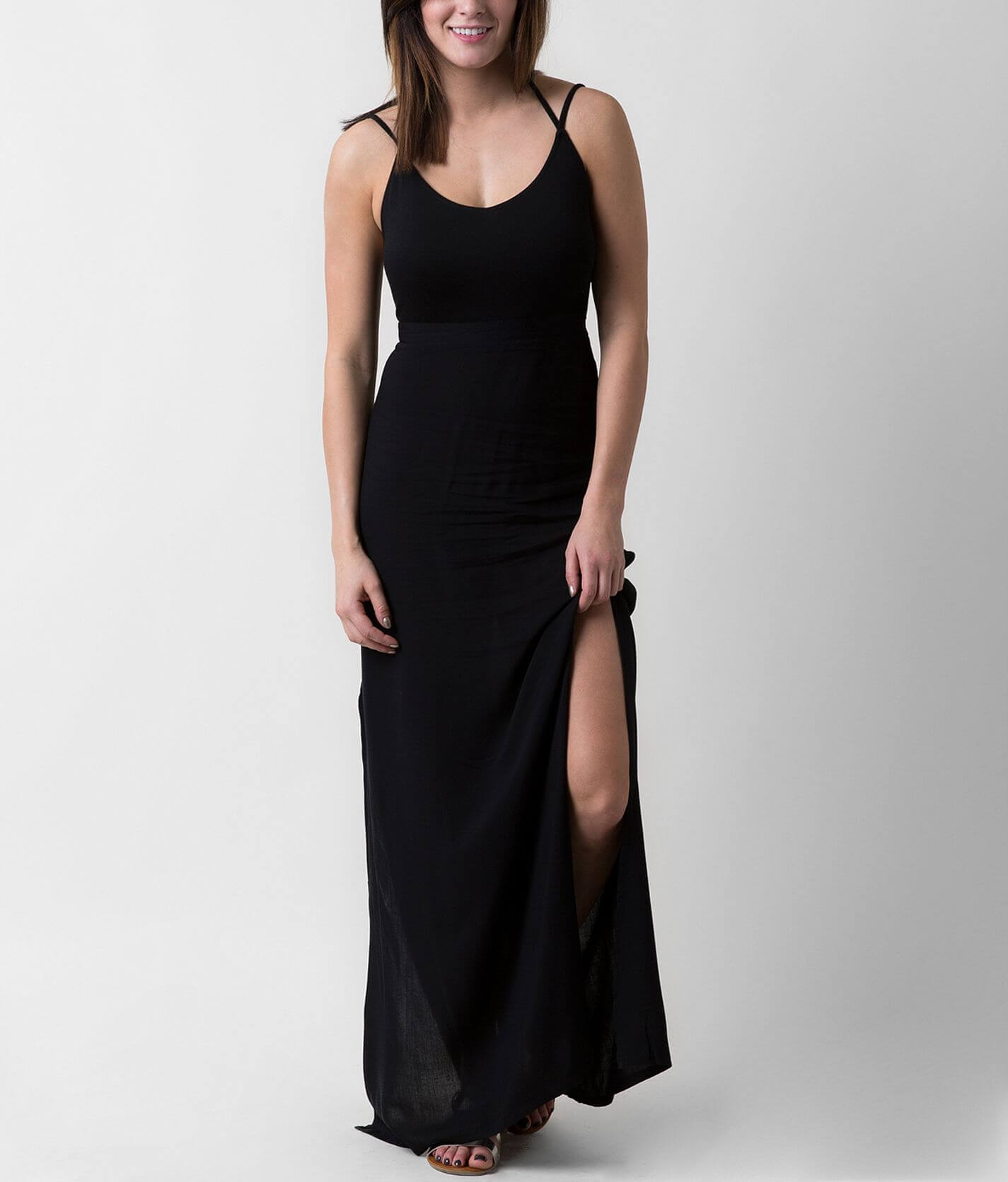 chinese dress ladies Eva Linen Maxi Dress main image 0