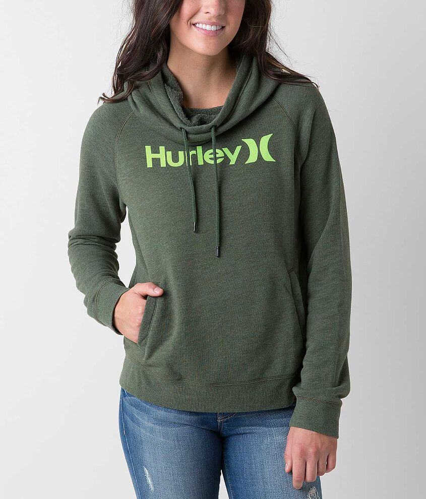 driehoek neef brandstof Hurley Seaside Hooded Sweatshirt - Women's Sweatshirts in Heather Carbon  Green | Buckle