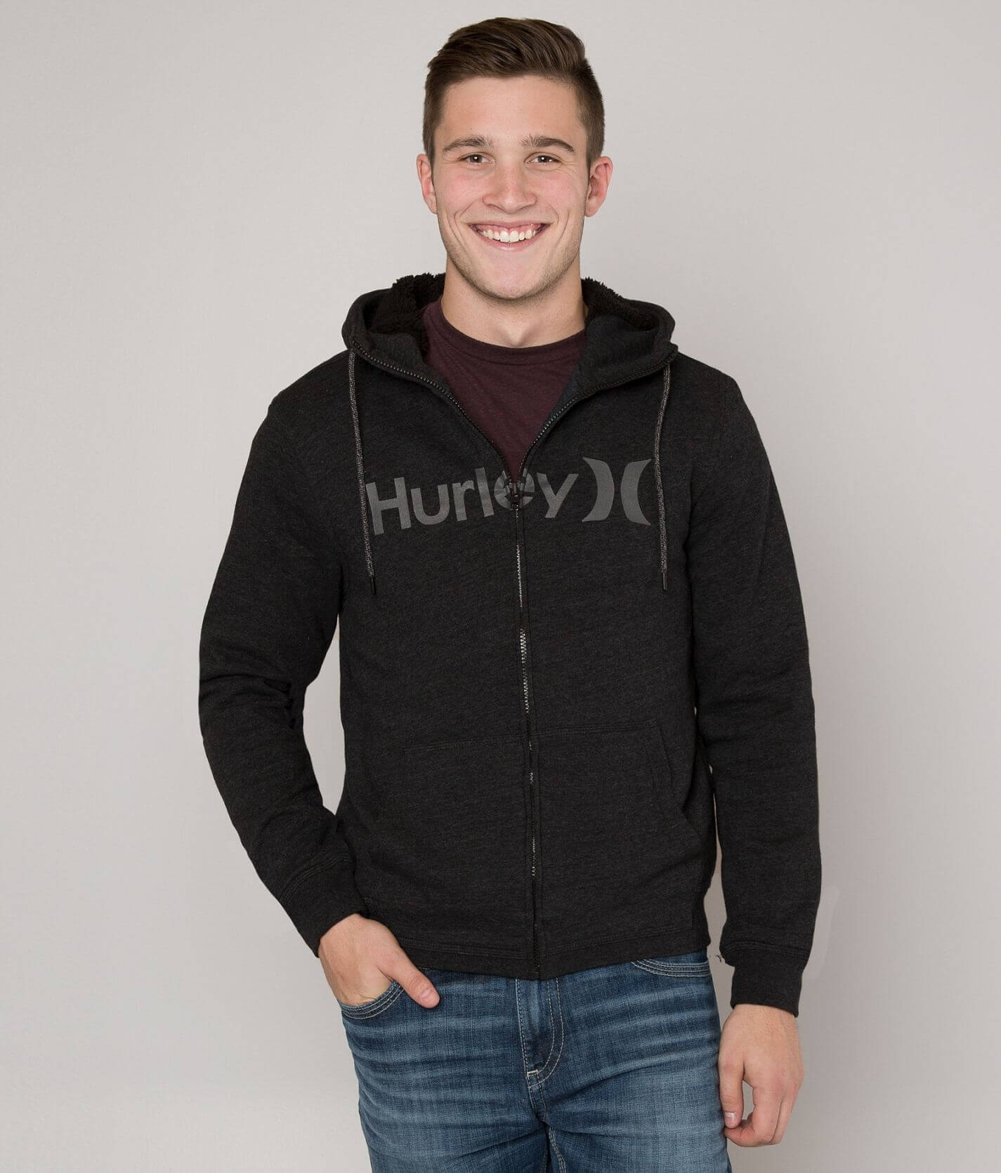 trimmen verlies uzelf Chinese kool Hurley Bayside Hooded Sweatshirt - Men's Sweatshirts in Black | Buckle
