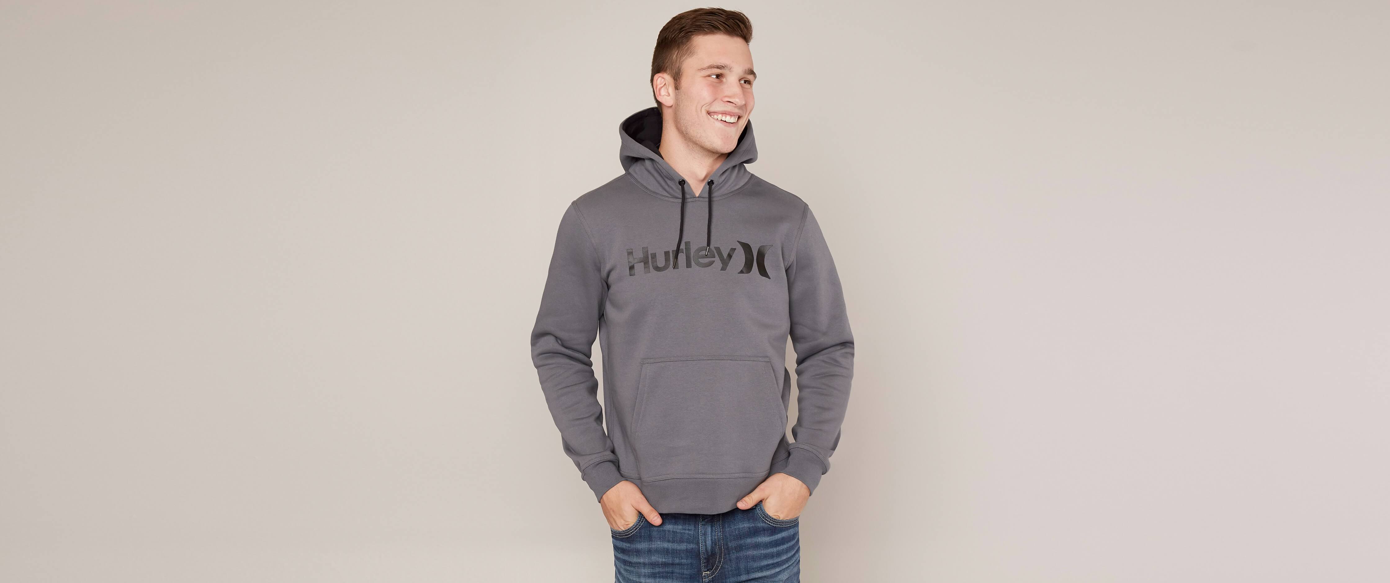 Veste Hurley Homme Taille M - Gris à Capuche - Surf Skate Thrash - Occasion