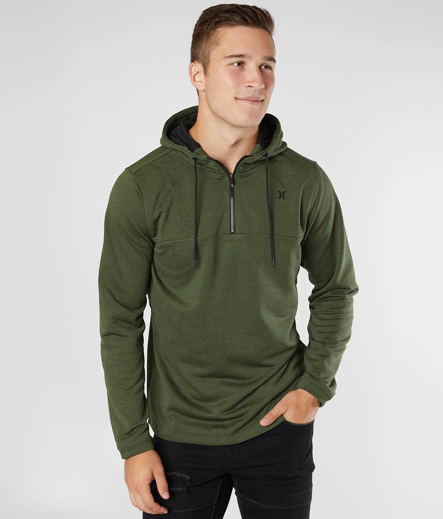 hurley zip hoodie