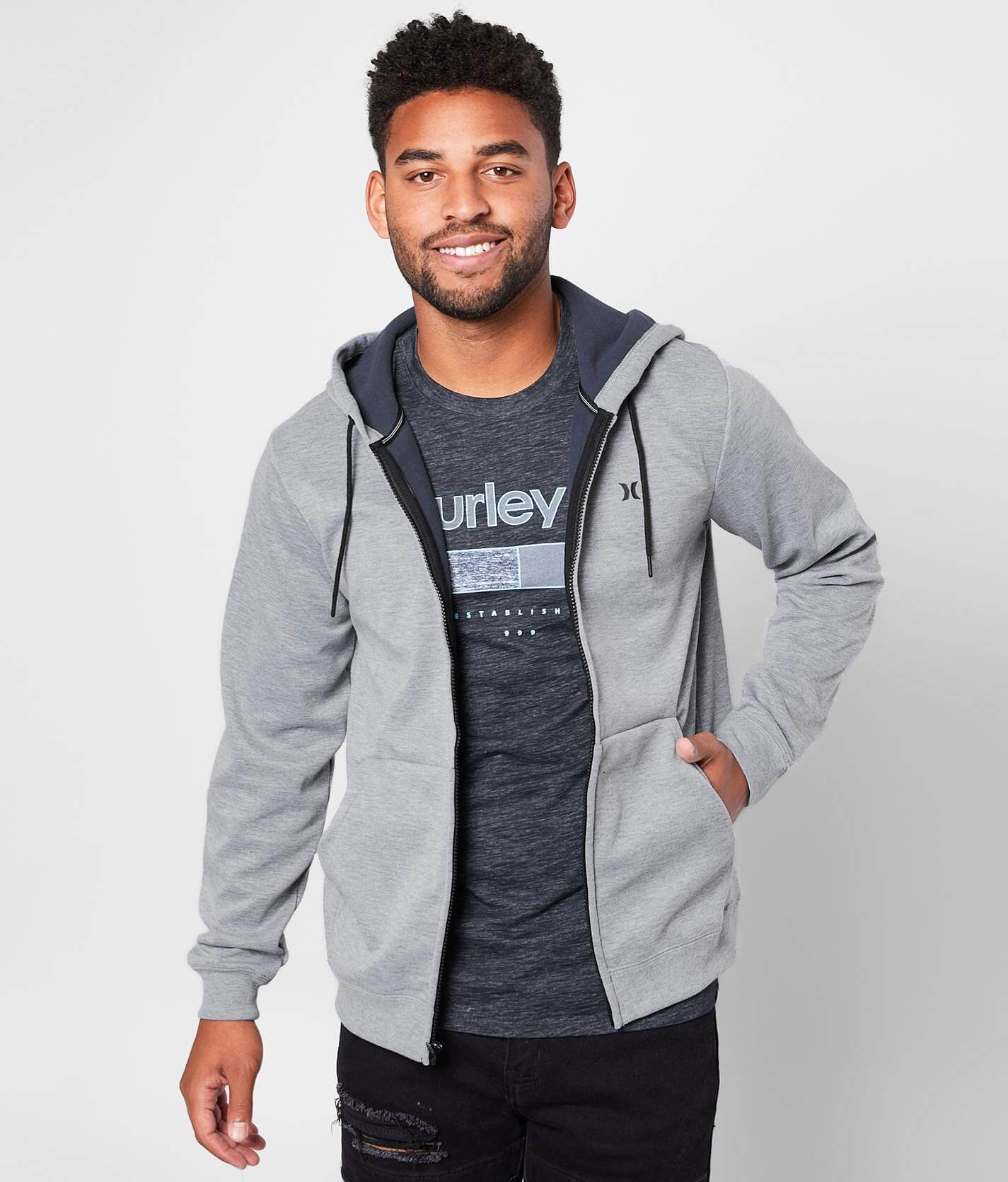 grey hurley hoodie