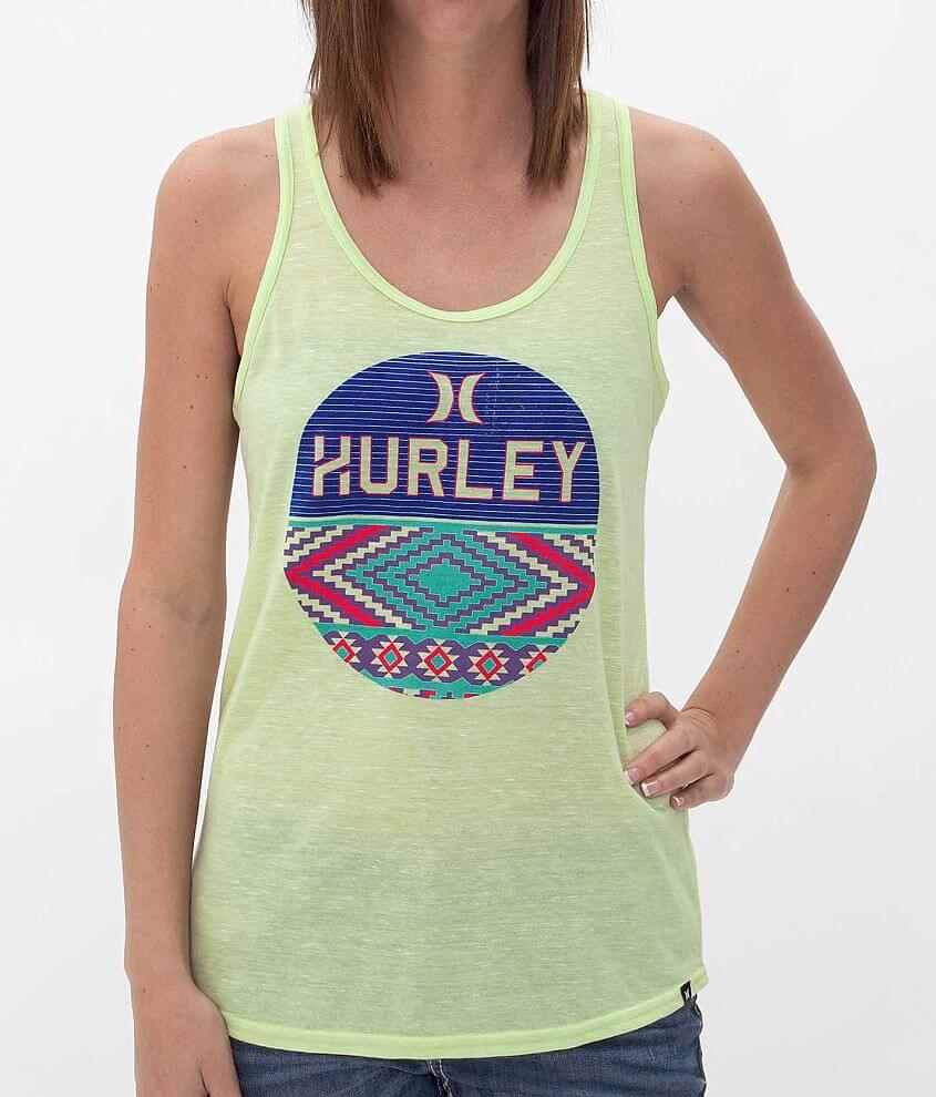 Hurley Dawn Ringer Tank Top front view