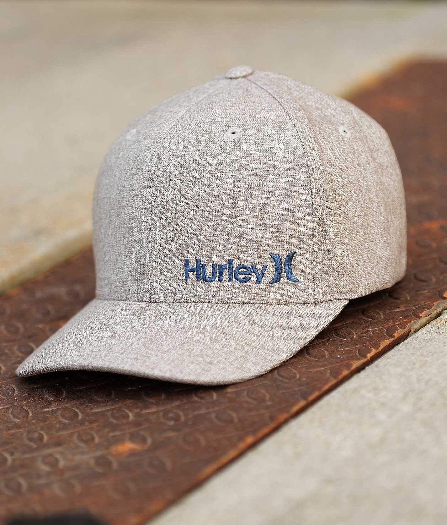 Hurley Men's M Pin Corp Beanie - Flat Knit Acrylic Hat With Jacquard Stripes