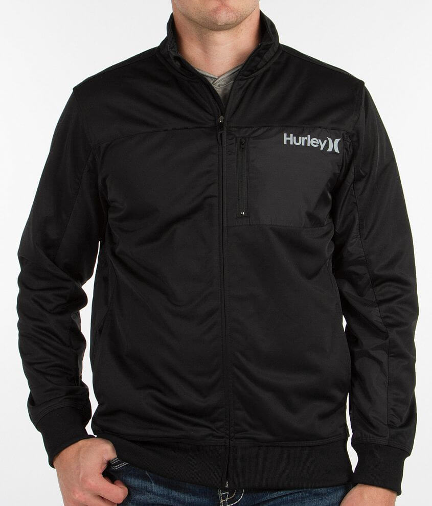 Hurley Nolan Track Jacket Men s Coats Jackets in Black Buckle