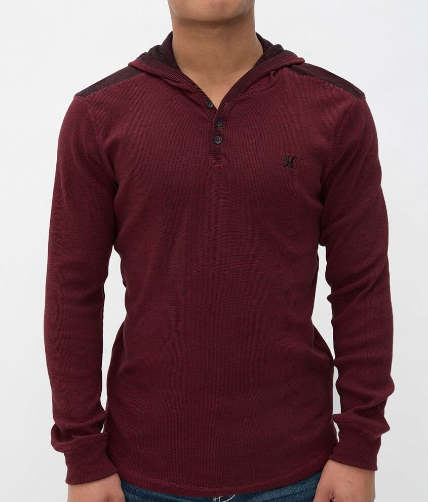 Hurley Willix Thermal Henley front view
