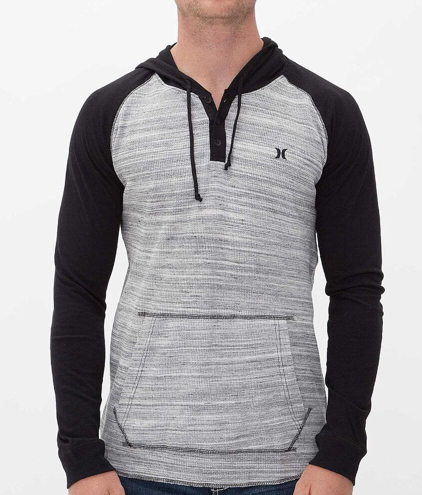 Hurley Marble Thermal Henley front view