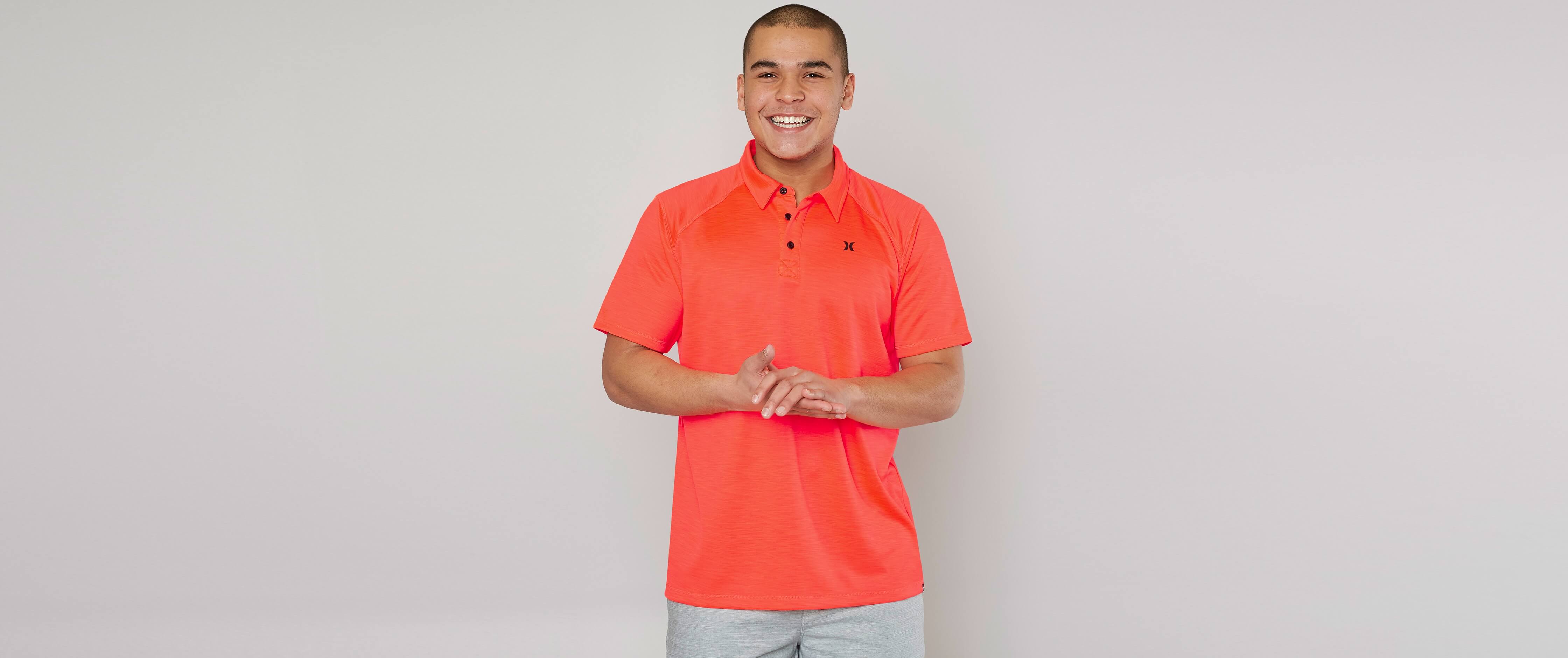 hurley dri fit polo