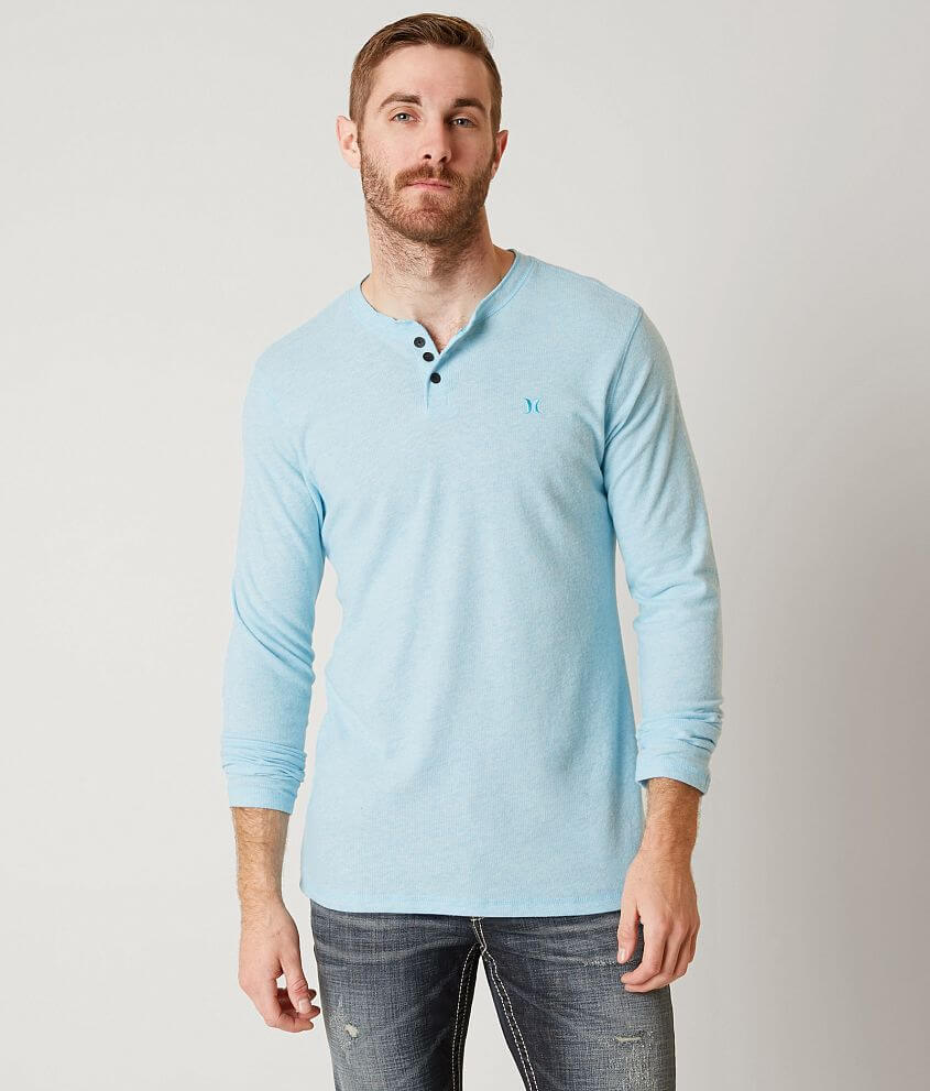 Hurley Valley Thermal Henley front view
