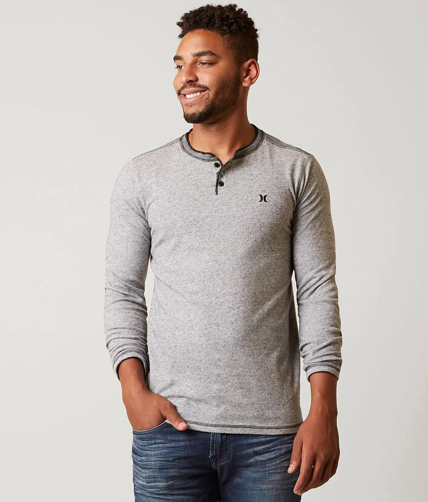 Hurley Lowdown Thermal Henley front view