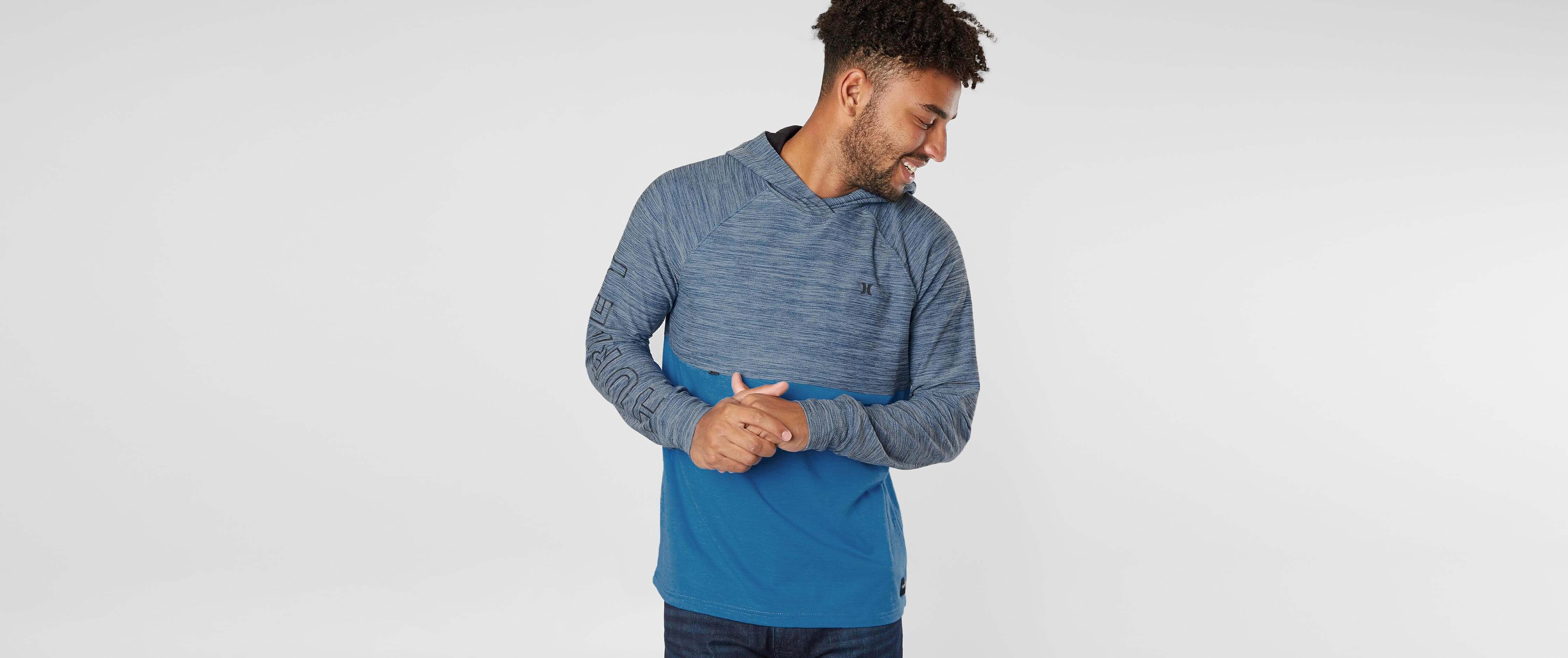 hurley blue hoodie