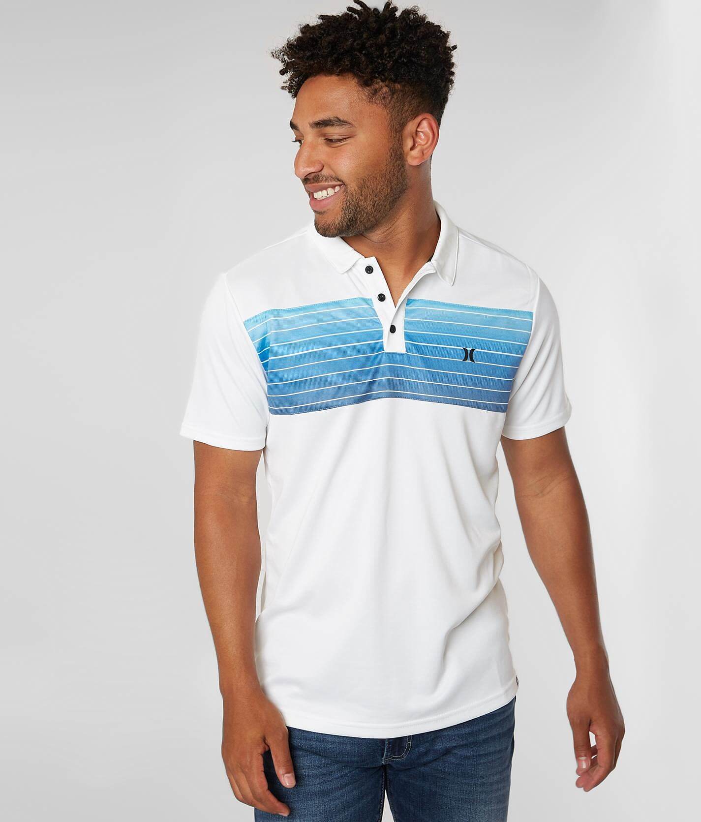 hurley dri fit polo