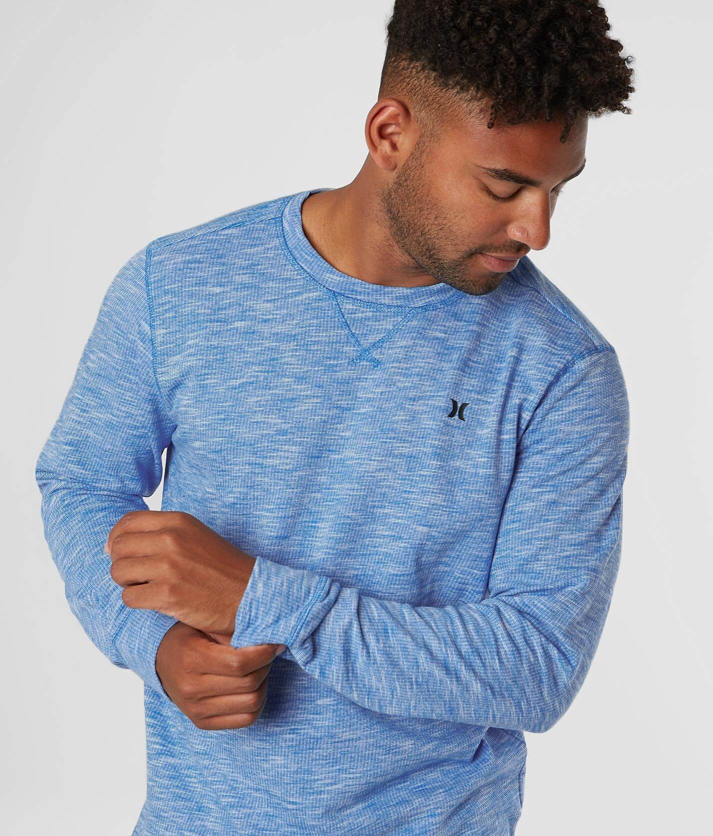 hurley crew neck sweatshirt