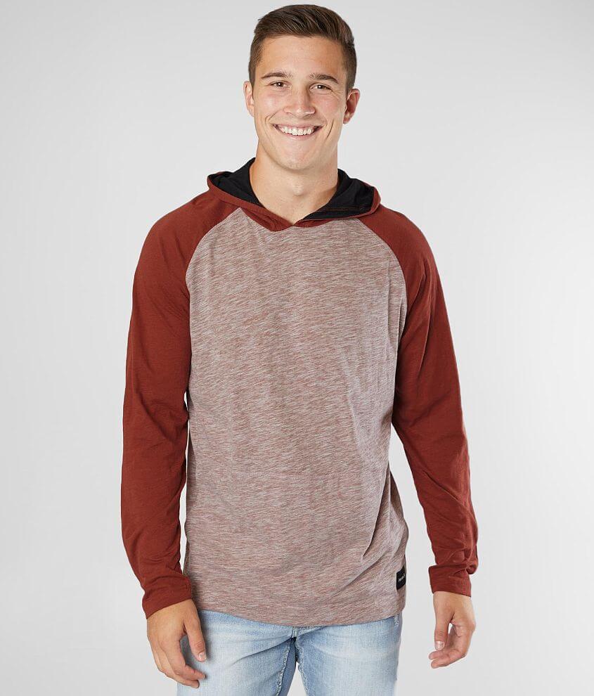 Hurley Liam Raglan Hoodie - Men's Sweatshirts in Pueblo Brown | Buckle